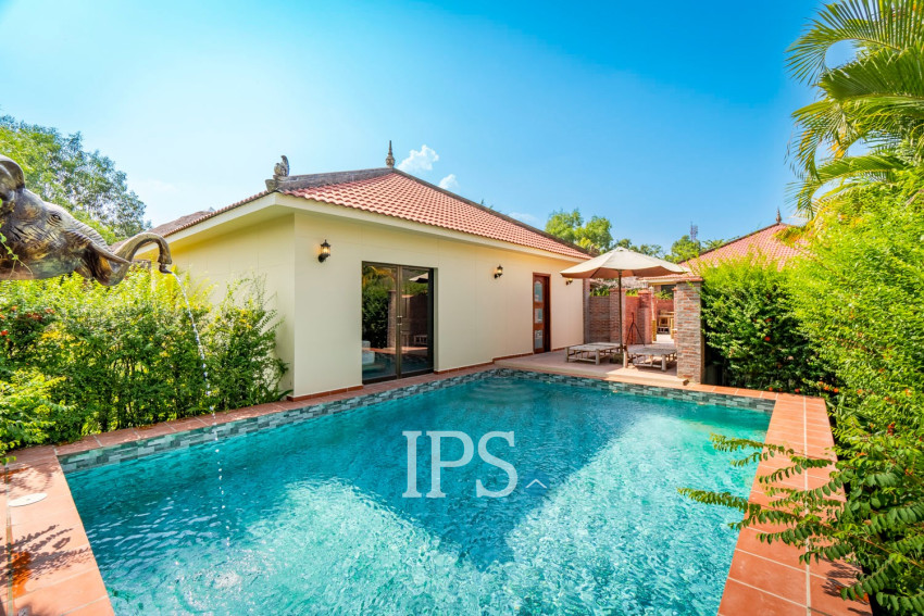 2 Bedroom Compound Villa with Private Pool For Rent - Sala Kamreuk, Siem Reap