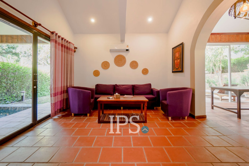 3 Bedroom Compound Villa with Private Pool For Rent - Sala Kamreuk, Siem Reap