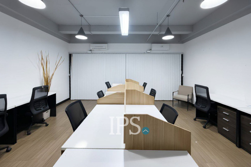 30 Sqm Serviced Office Space For Rent - BKK2, Phnom Penh