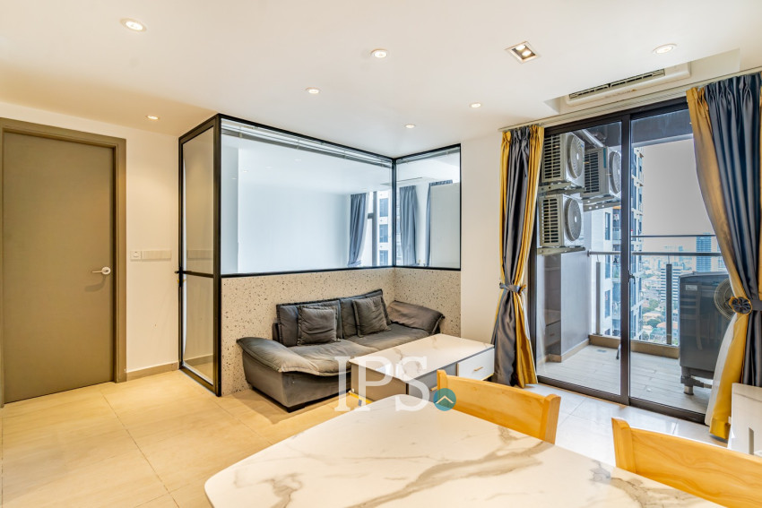 23th Floor 2 Bedroom Condo For Sale - Time Square 3, Boeung Kak 1, Phnom Penh
