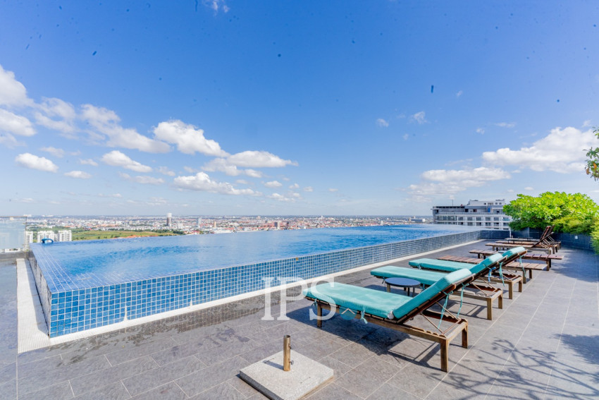 23th Floor 2 Bedroom Condo For Sale - Time Square 3, Boeung Kak 1, Phnom Penh