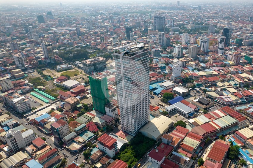 13th Floor 2 Bedroom Condo For Sale - Golden 1, BKK3, Phnom Penh