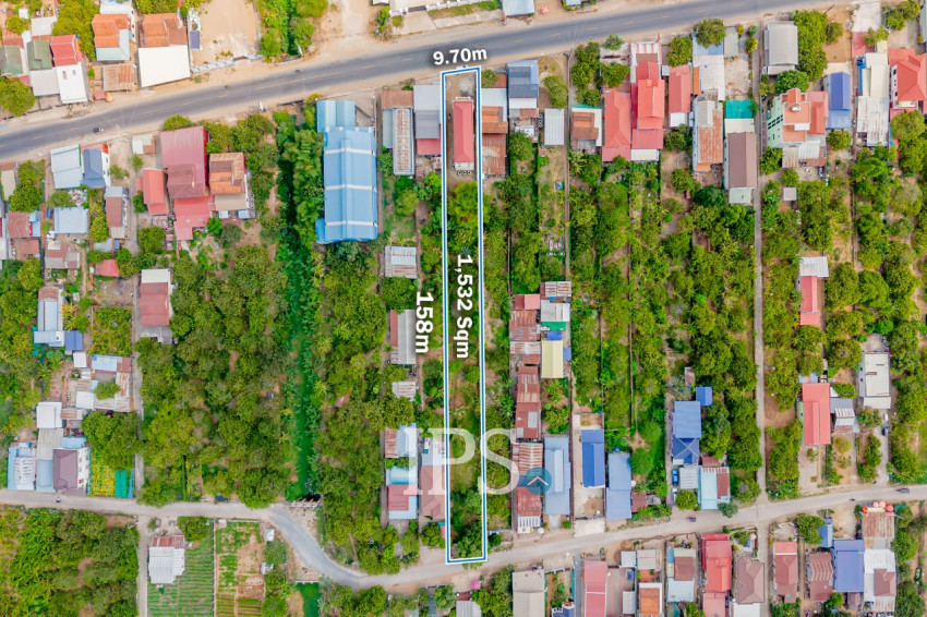 1,530 Sqm Land with Building For Sale - Prek Thmey, Chbar Ampov