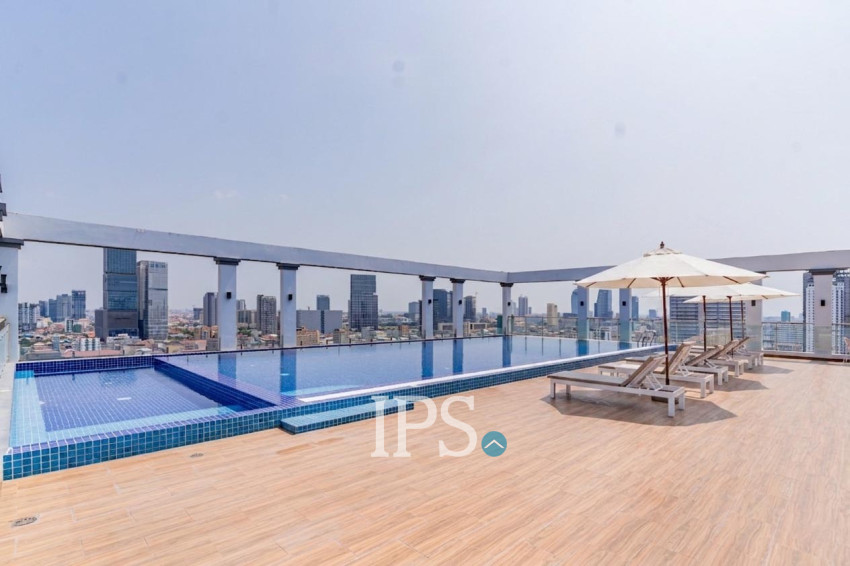 2 Bedroom Serviced Apartment For Rent - Phsar Depou 1, Phnom Penh