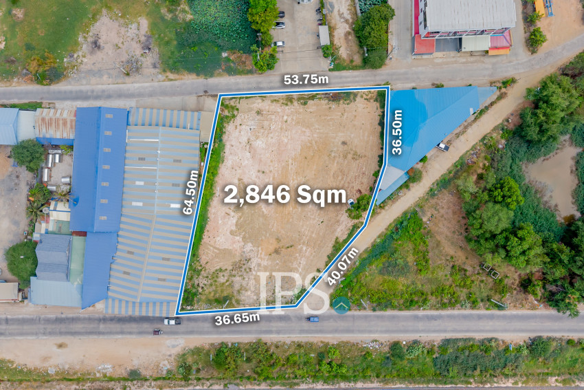 2,846 Sqm Land For Sale - Samraong Kraom, Phnom Penh