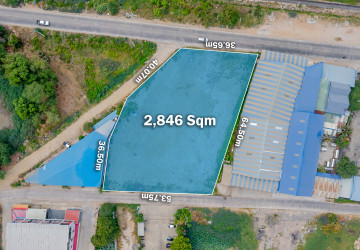 2,846 Sqm Land For Rent - Samraong Kraom, Phnom Penh thumbnail