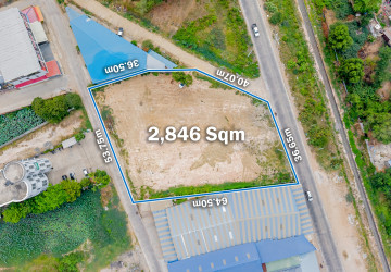 2,846 Sqm Land For Rent - Samraong Kraom, Phnom Penh thumbnail