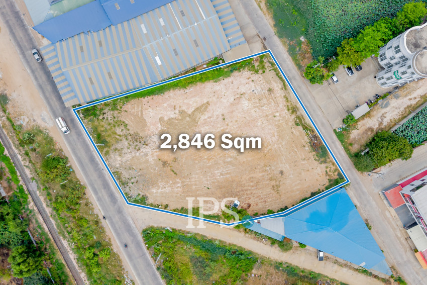 2,846 Sqm Land For Rent - Samraong Kraom, Phnom Penh