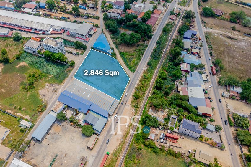 2,846 Sqm Land For Rent - Samraong Kraom, Phnom Penh