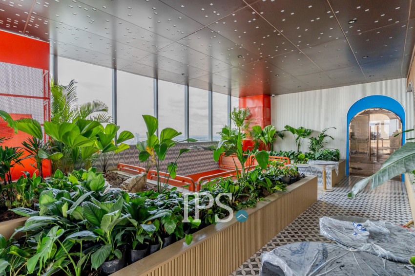 24th Floor 1 Bedroom Condo Type B1 For Sale - Time Square 306, BKK1, Phnom Penh