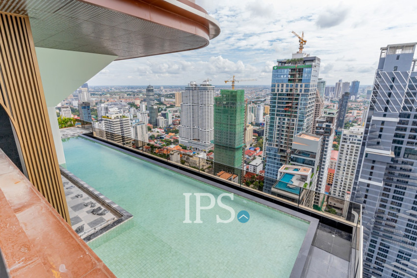 24th Floor 1 Bedroom Condo Type B1 For Sale - Time Square 306, BKK1, Phnom Penh