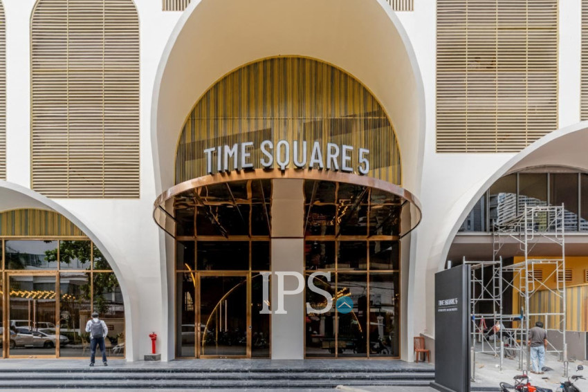 24th Floor 1 Bedroom Condo Type C3 For Sale - Time Square 306, BKK1, Phnom Penh