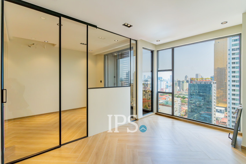 24th Floor 1 Bedroom Condo Type C3 For Sale - Time Square 306, BKK1, Phnom Penh