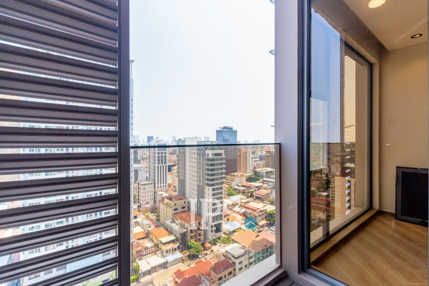 24th Floor 1 Bedroom Condo Type C3 For Sale - Time Square 306, BKK1, Phnom Penh