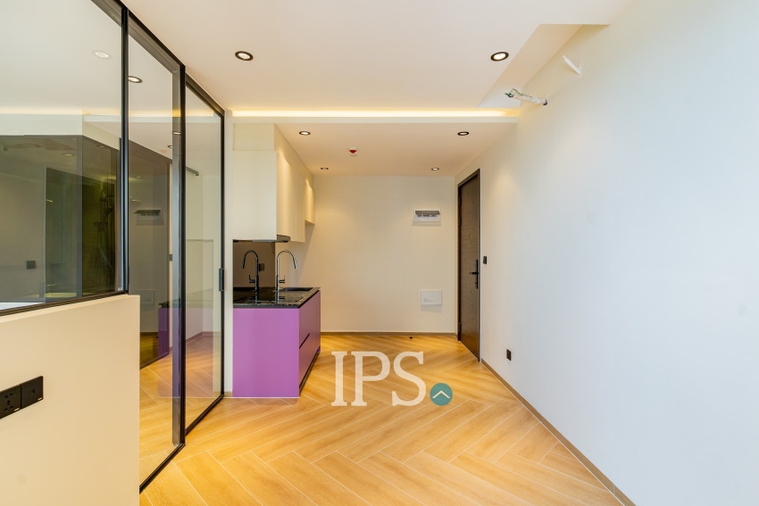 24th Floor 1 Bedroom Condo Type C3 For Sale - Time Square 306, BKK1, Phnom Penh