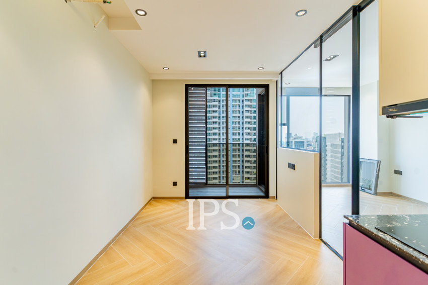 24th Floor 1 Bedroom Condo Type C3 For Sale - Time Square 306, BKK1, Phnom Penh