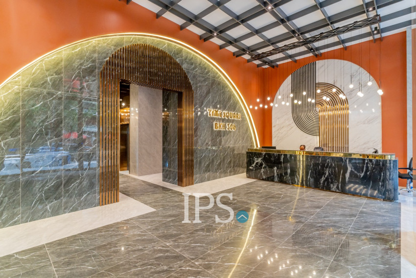 8th Floor 1 Bedroom Condo Type C5 For Sale - Time Square 306, BKK1, Phnom Penh