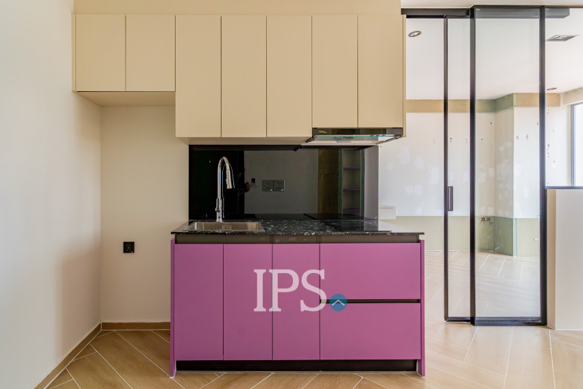 8th Floor 1 Bedroom Condo Type C5 For Sale - Time Square 306, BKK1, Phnom Penh