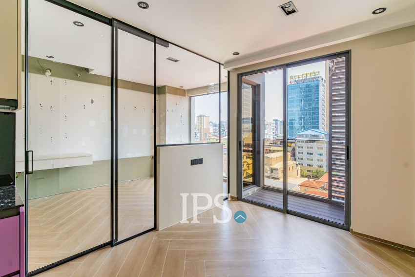 8th Floor 1 Bedroom Condo Type C5 For Sale - Time Square 306, BKK1, Phnom Penh