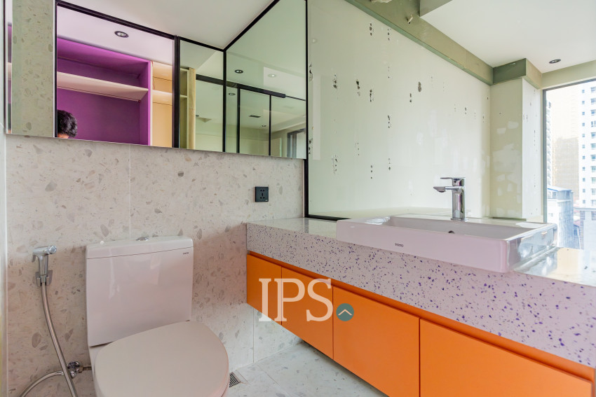 8th Floor 1 Bedroom Condo Type C5 For Sale - Time Square 306, BKK1, Phnom Penh