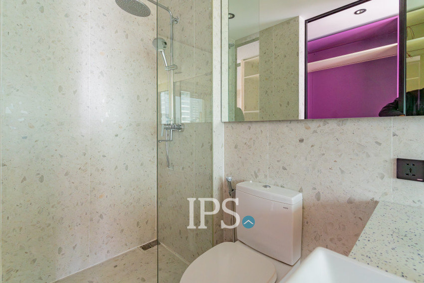 8th Floor 1 Bedroom Condo Type C5 For Sale - Time Square 306, BKK1, Phnom Penh