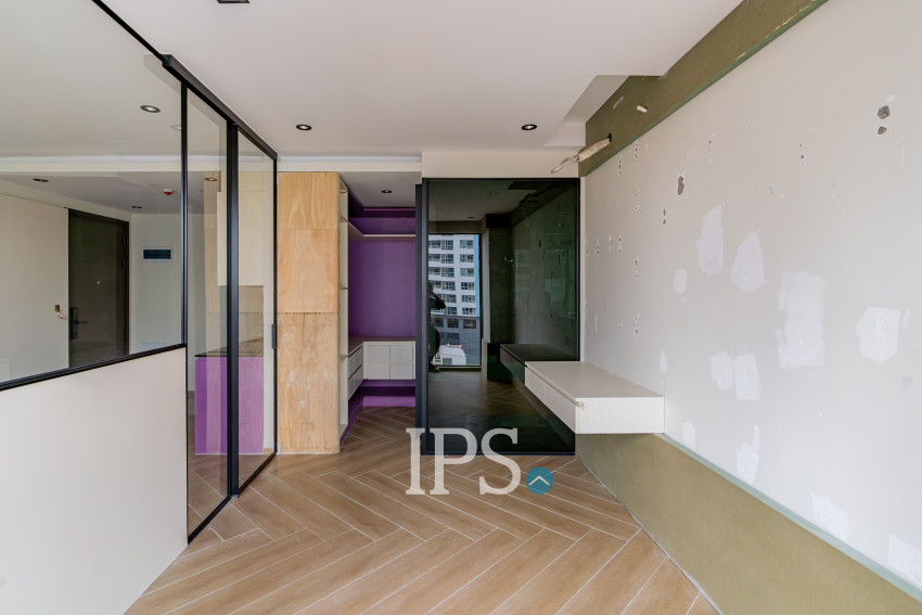8th Floor 1 Bedroom Condo Type C5 For Sale - Time Square 306, BKK1, Phnom Penh