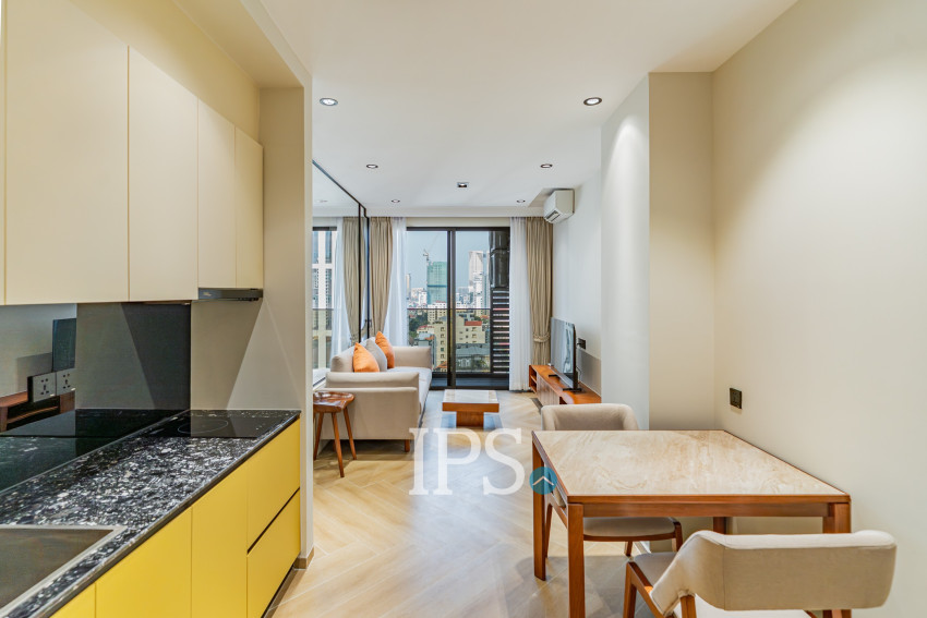 1 Bedroom Condo For Rent - Time Square 5, BKK1, Phnom Penh