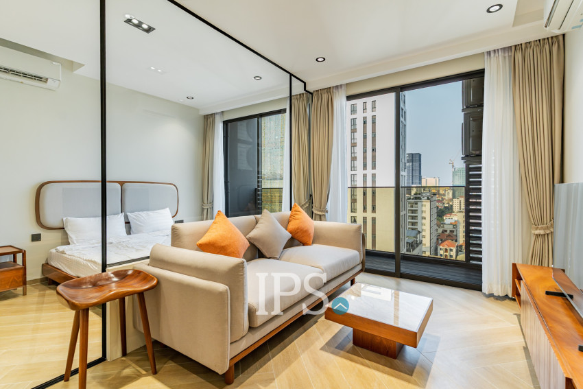 1 Bedroom Condo For Rent - Time Square 5, BKK1, Phnom Penh
