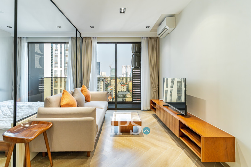 1 Bedroom Condo For Rent - Time Square 5, BKK1, Phnom Penh