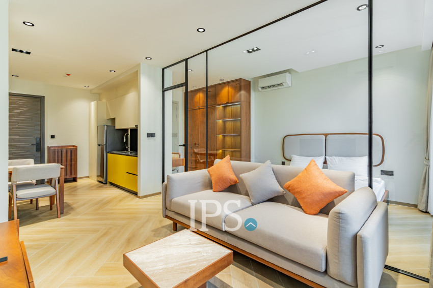 1 Bedroom Condo For Rent - Time Square 5, BKK1, Phnom Penh
