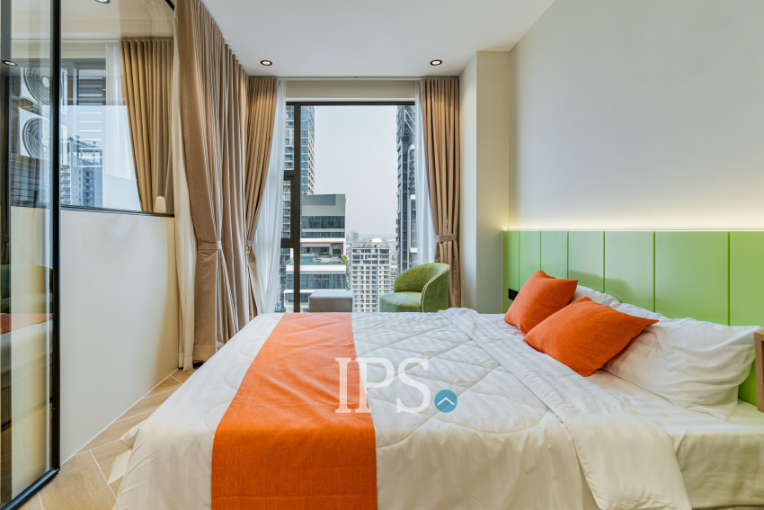 1 Bedroom Condo For Rent - Time Square 5, BKK1, Phnom Penh