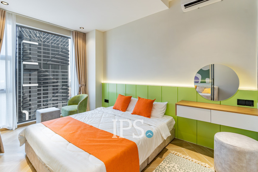 1 Bedroom Condo For Rent - Time Square 5, BKK1, Phnom Penh