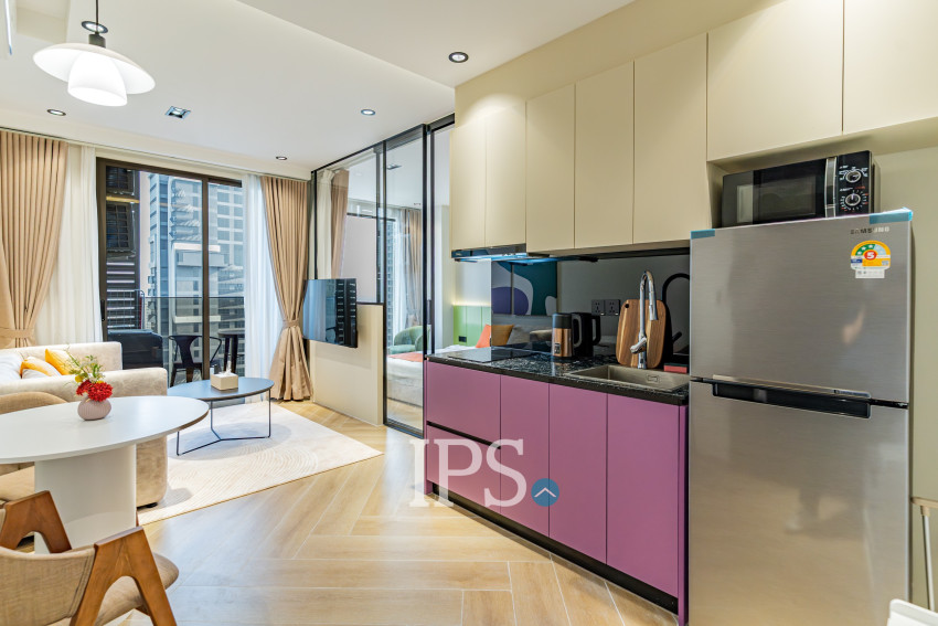 1 Bedroom Condo For Rent - Time Square 5, BKK1, Phnom Penh
