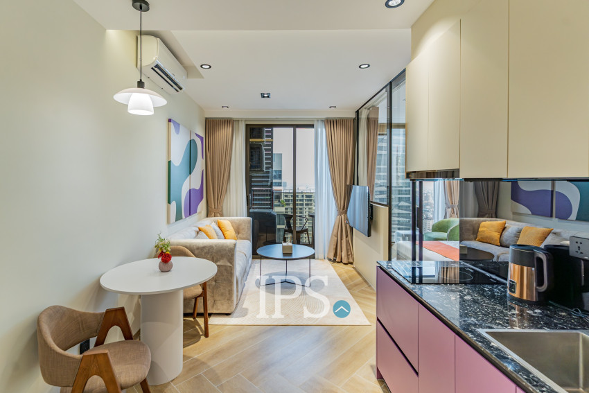 1 Bedroom Condo For Rent - Time Square 5, BKK1, Phnom Penh