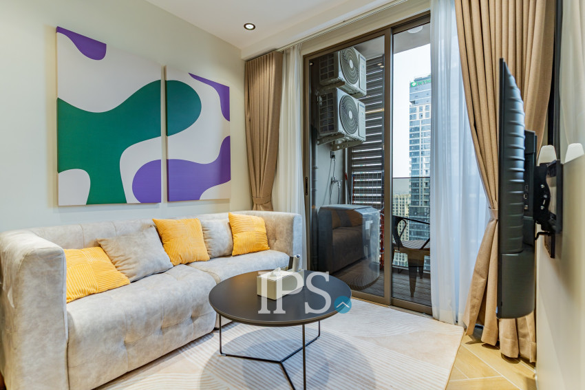 1 Bedroom Condo For Rent - Time Square 5, BKK1, Phnom Penh