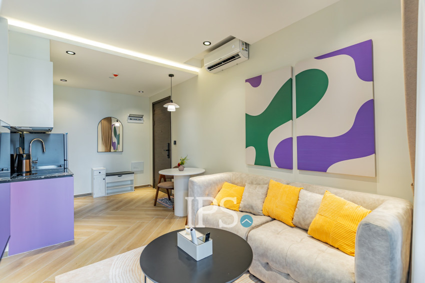 1 Bedroom Condo For Rent - Time Square 5, BKK1, Phnom Penh