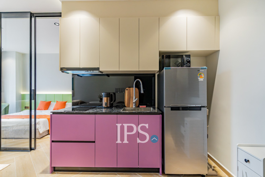 1 Bedroom Condo For Rent - Time Square 5, BKK1, Phnom Penh