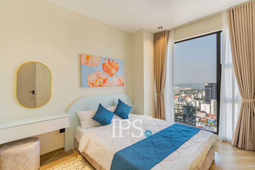 2 Bedroom Condo For Rent - Time Square 5, BKK1, Phnom Penh