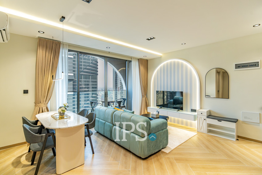 2 Bedroom Condo For Rent - Time Square 5, BKK1, Phnom Penh