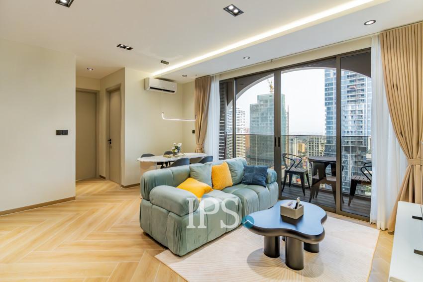 2 Bedroom Condo For Rent - Time Square 5, BKK1, Phnom Penh