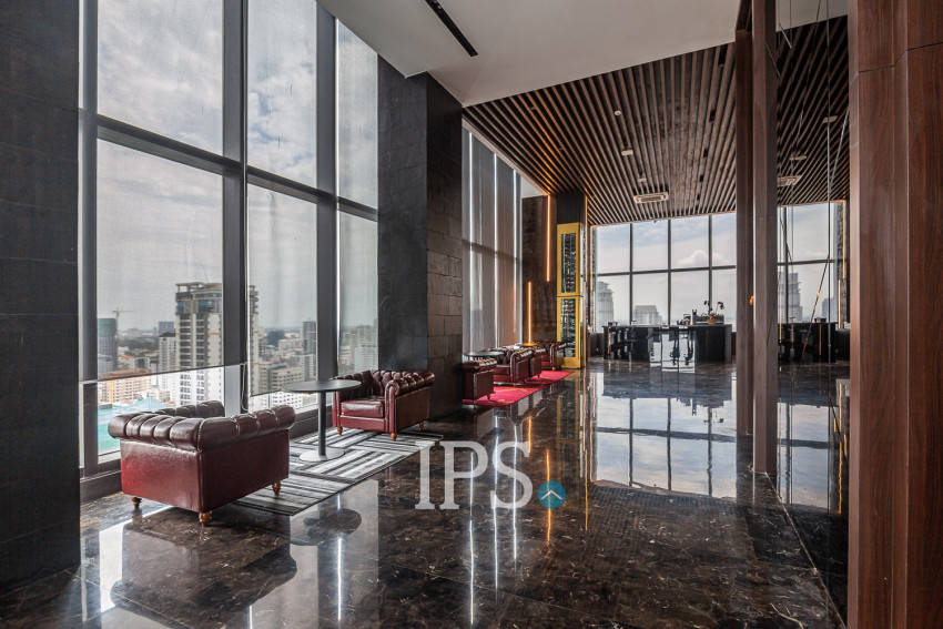 27th Floor 2 Bedroom Condo For Sale - J Tower 2, BKK1, Phnom Penh