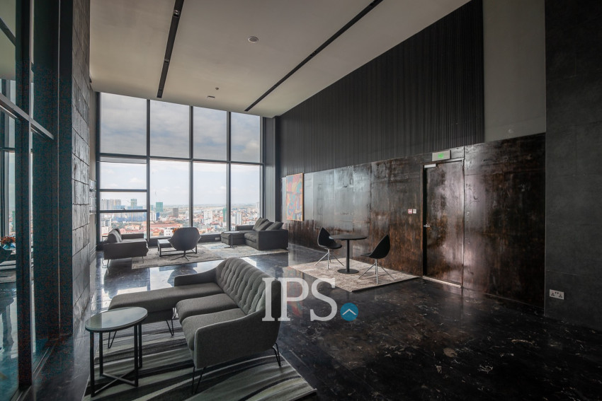 27th Floor 2 Bedroom Condo For Sale - J Tower 2, BKK1, Phnom Penh