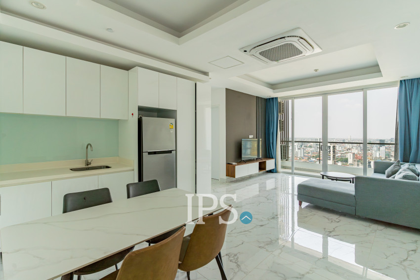 27th Floor 2 Bedroom Condo For Sale - J Tower 2, BKK1, Phnom Penh