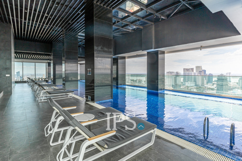 28th Floor 2 Bedroom Condo For Sale - J Tower 2, BKK1, Phnom Penh
