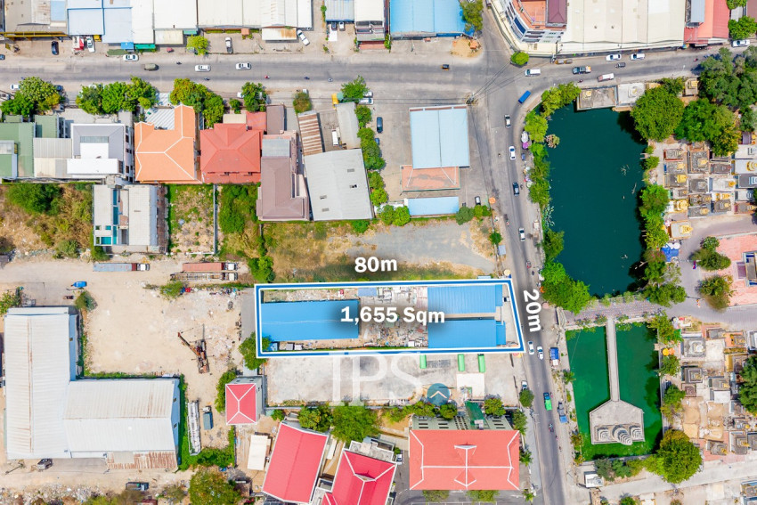 1,655 Sqm Warehouse For Sale - Chaom Chau 1, Phnom Penh