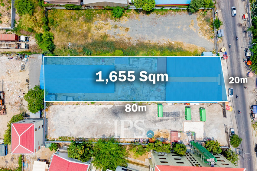 1,655 Sqm Warehouse For Sale - Chaom Chau 1, Phnom Penh