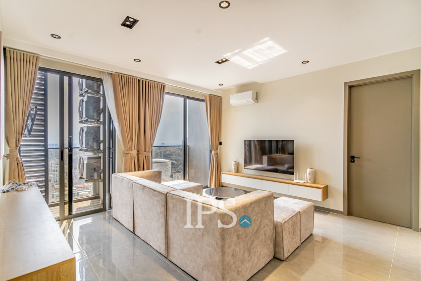 3 Bedroom Condo For Rent - Time Square 5, BKK1, Phnom Penh