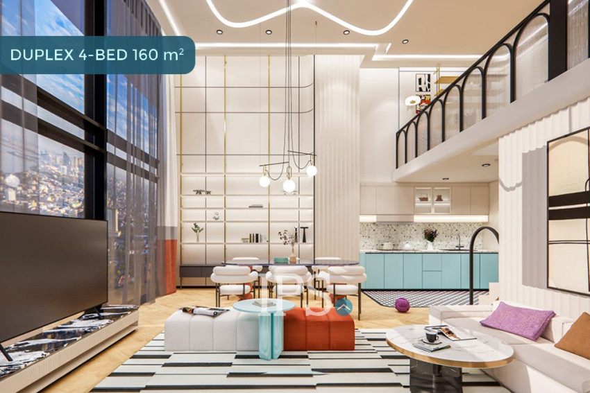 37th Floor 4 Bedroom Duplex Condo For Sale  Time Square 7, Toul Kork, Phnom Penh