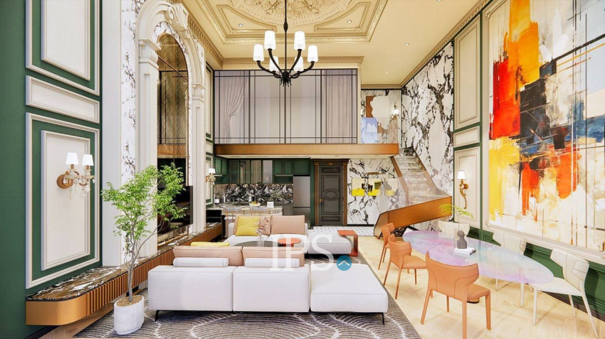 37th Floor 4 Bedroom Duplex Condo For Sale  Time Square 7, Toul Kork, Phnom Penh