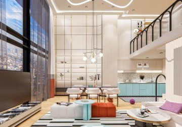 37th Floor 4 Bedroom Duplex Condo For Sale  Time Square 7, Toul Kork, Phnom Penh thumbnail